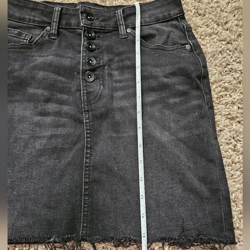 Kendall & Kylie Button Fly Jean Skirt - Picture 6 of 6